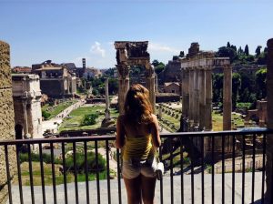 tourists in Rome, jcu student spotlight, international students in Rome, john cabot university, studying abroad in Rome, british students in Rome, roman forum 