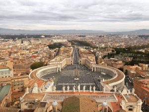view of rome, vatican, studying abroad in Rome, john cabot university, value of studying abroad in Rome