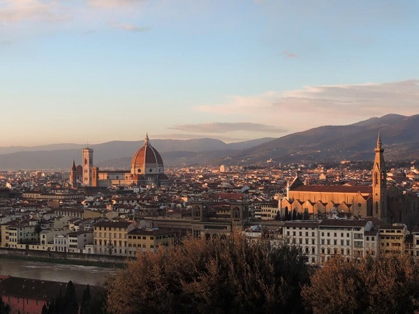 Florence is a short train ride away from the JCU campus in Rome