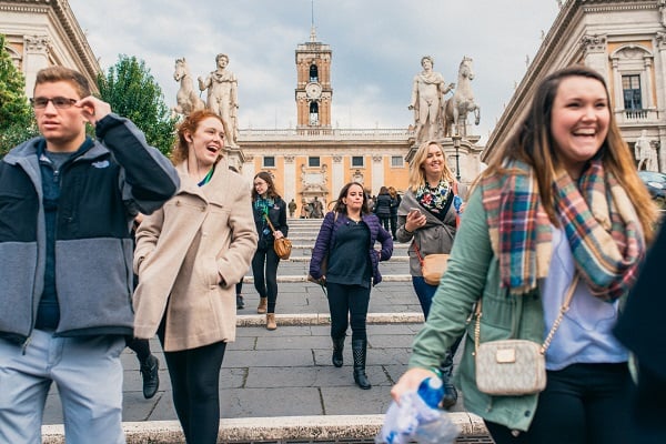 You’ll build your confidence quickly when you study abroad in Rome
