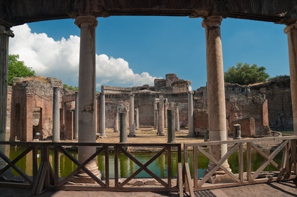 Ruins of Hadrian’s Villa, which spans over 300 acres