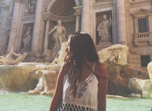 Trevi fountain, taking a gap year, studying abroad in Italy, Rome