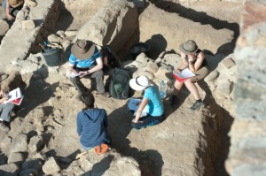 Digging into the Archaeological Field Schools, jcu on-site classes, study abroad in Rome, American university in Italy, 