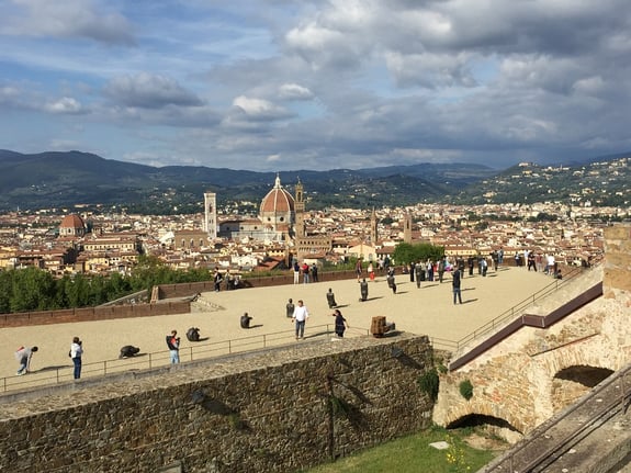 JCU students at Forte di Belvedere in Florence, JCU students in Pompeii, jcu student life, jcu weekend trips, study abroad in Rome, Student-Friendly Travel Tips to Try While You Study Abroad, travel tips for students