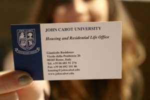 john cabot university, JCU housing office, study abroad in Rome, Gianicolo Residence, student life in Rome