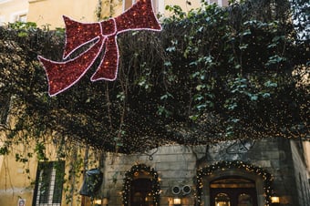 Spending the Holidays in Rome, Christmas lights in Rome, Trastevere, study abroad in Rome, American universities in Rome, International schools in Italy, 