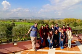 spring break, studying abroad in Rome, John cabot university, Tivoli 