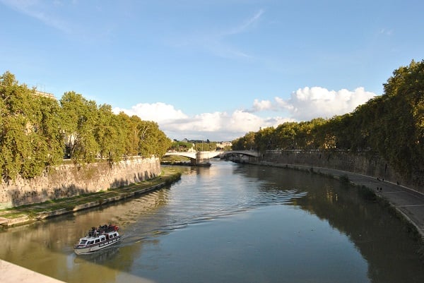 The site where Romulus and Remus met the wolf is said to be by a fig tree on the shores of the Tiber River