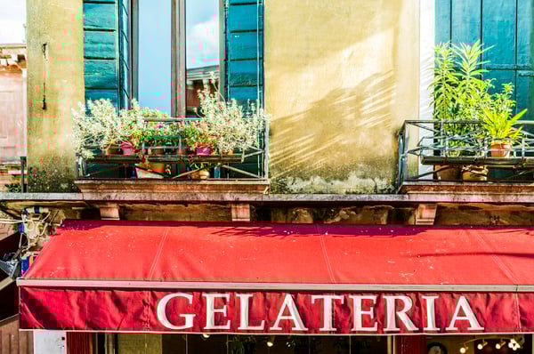 Gelato shops don’t always need to have flashy or colourful storefronts to prove their quality