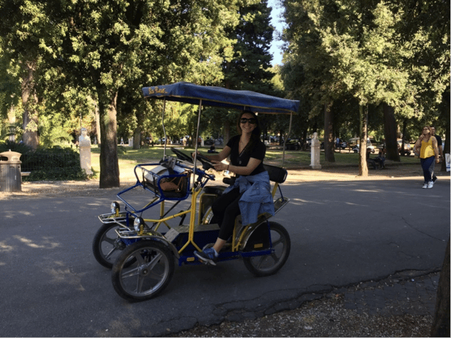 exploring Rome by bike, The Study Abroad Student's Guide to Bike Paths in Rome, bike paths in Rome, jcu student tips, study abroad in Rome, getting around Rome by bike, villa borghese, 