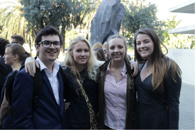 John Cabot University students at the 2015 Nobel Peace Summit, Why Should You Study Economics in Italy?, JCU economic students, study abroad in Italy, Rome