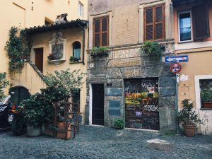 trastevere, Rome, studying abroad in Rome, John Cabot University, JCU alumni