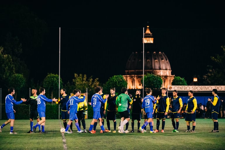 athletics soccer vatican