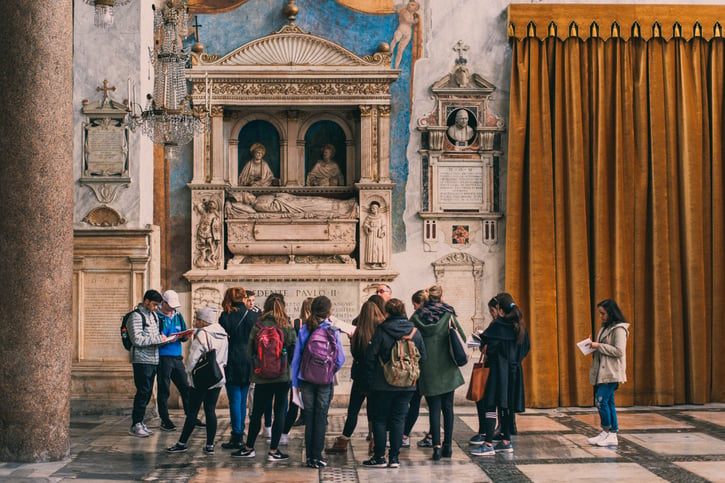 On-site class in a church