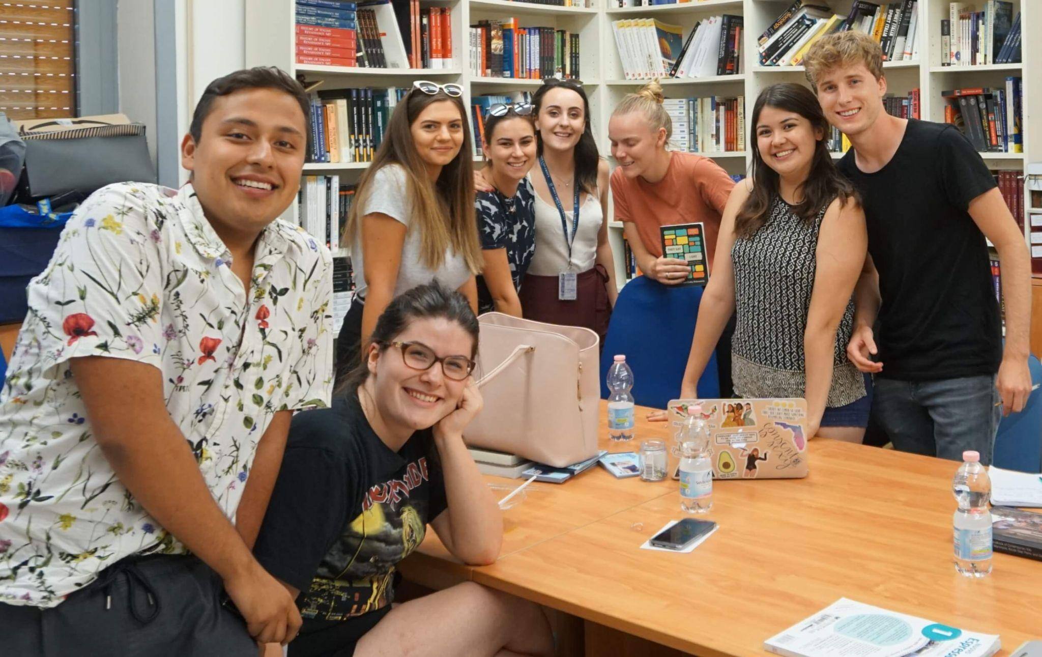 Undergraduates pursuing a career in sustainability at JCU share a group picture