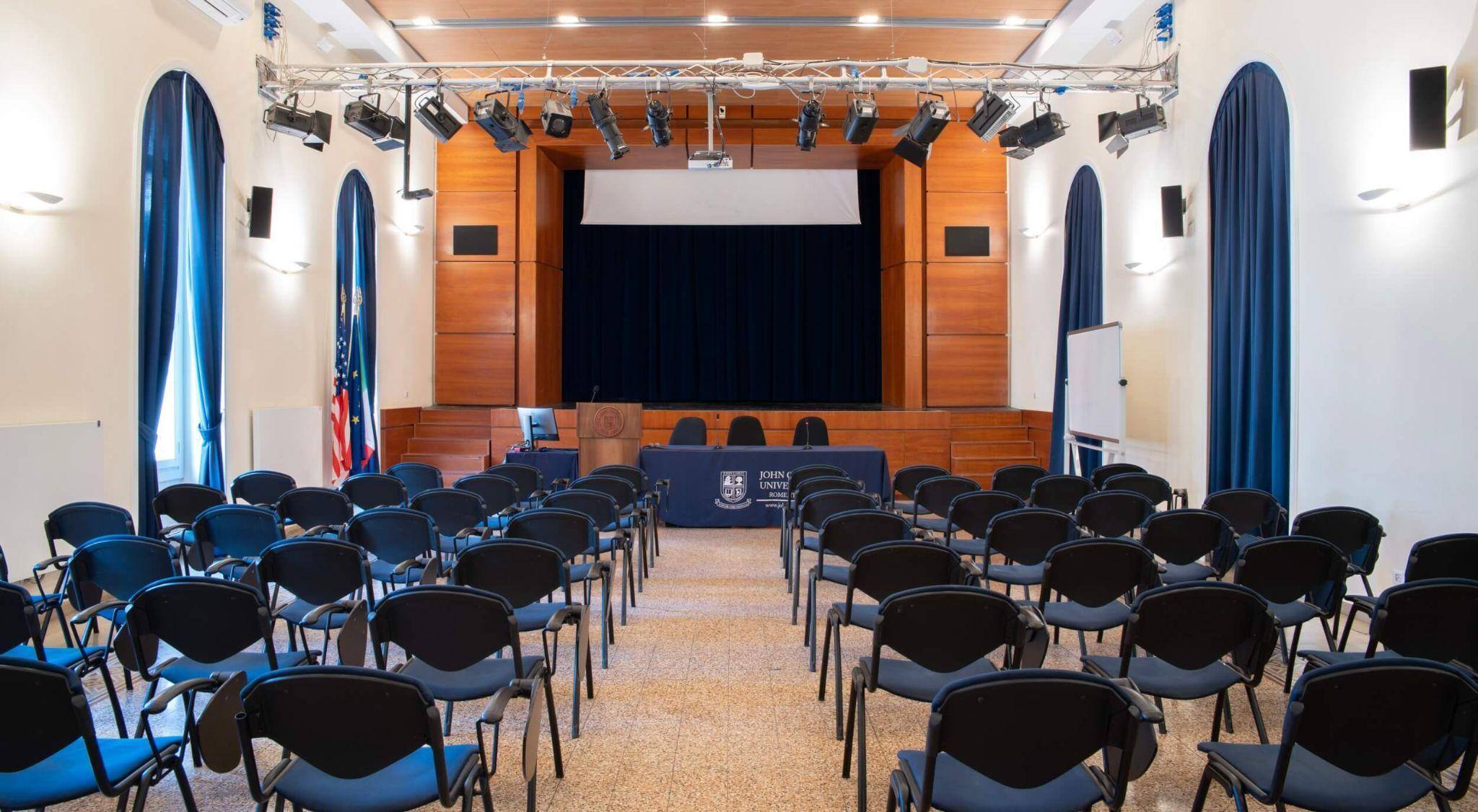 A lecture hall at our university in Rome