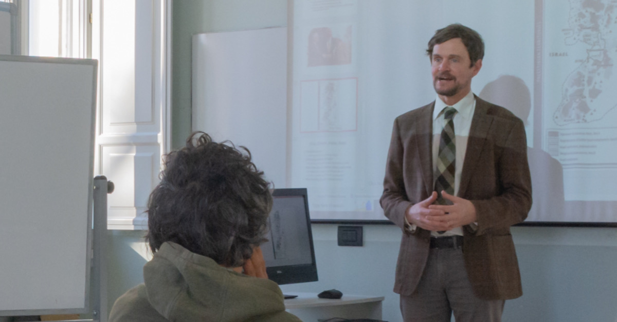 JCU International Affairs professor teaching a class