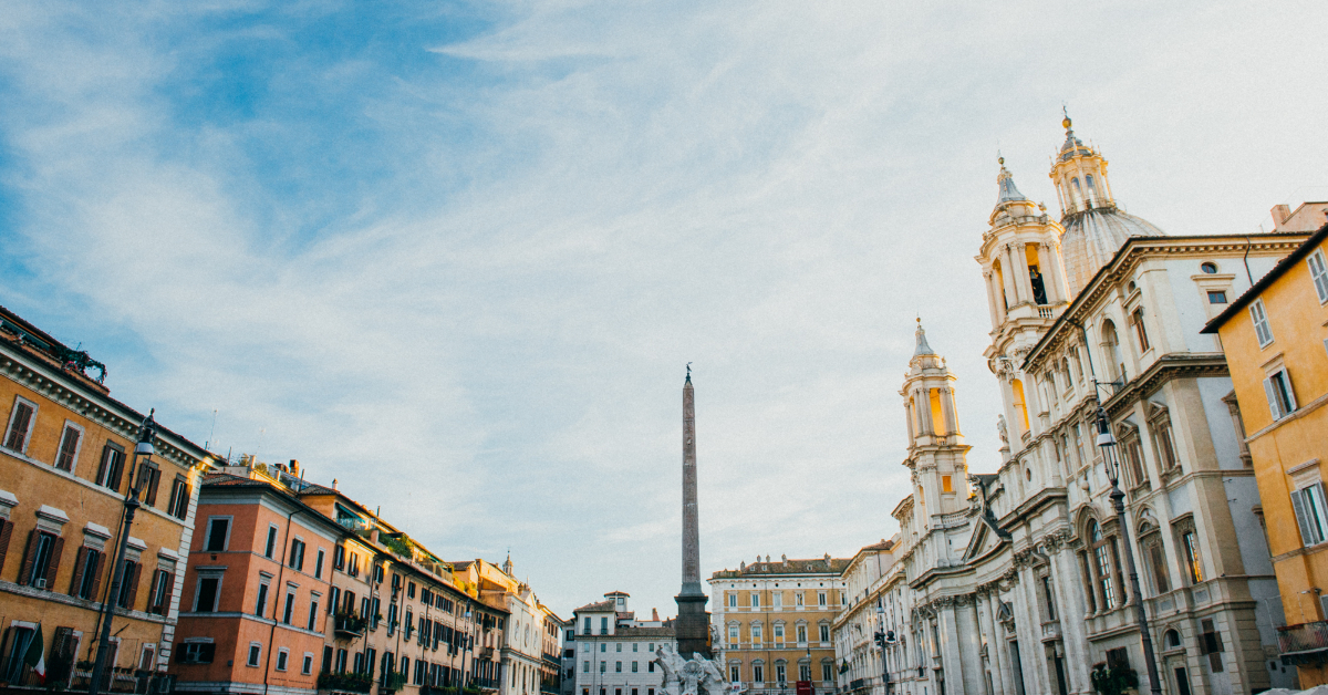 Piazza Navona in the Summer time