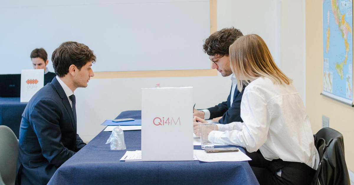 Student attending Career Fair