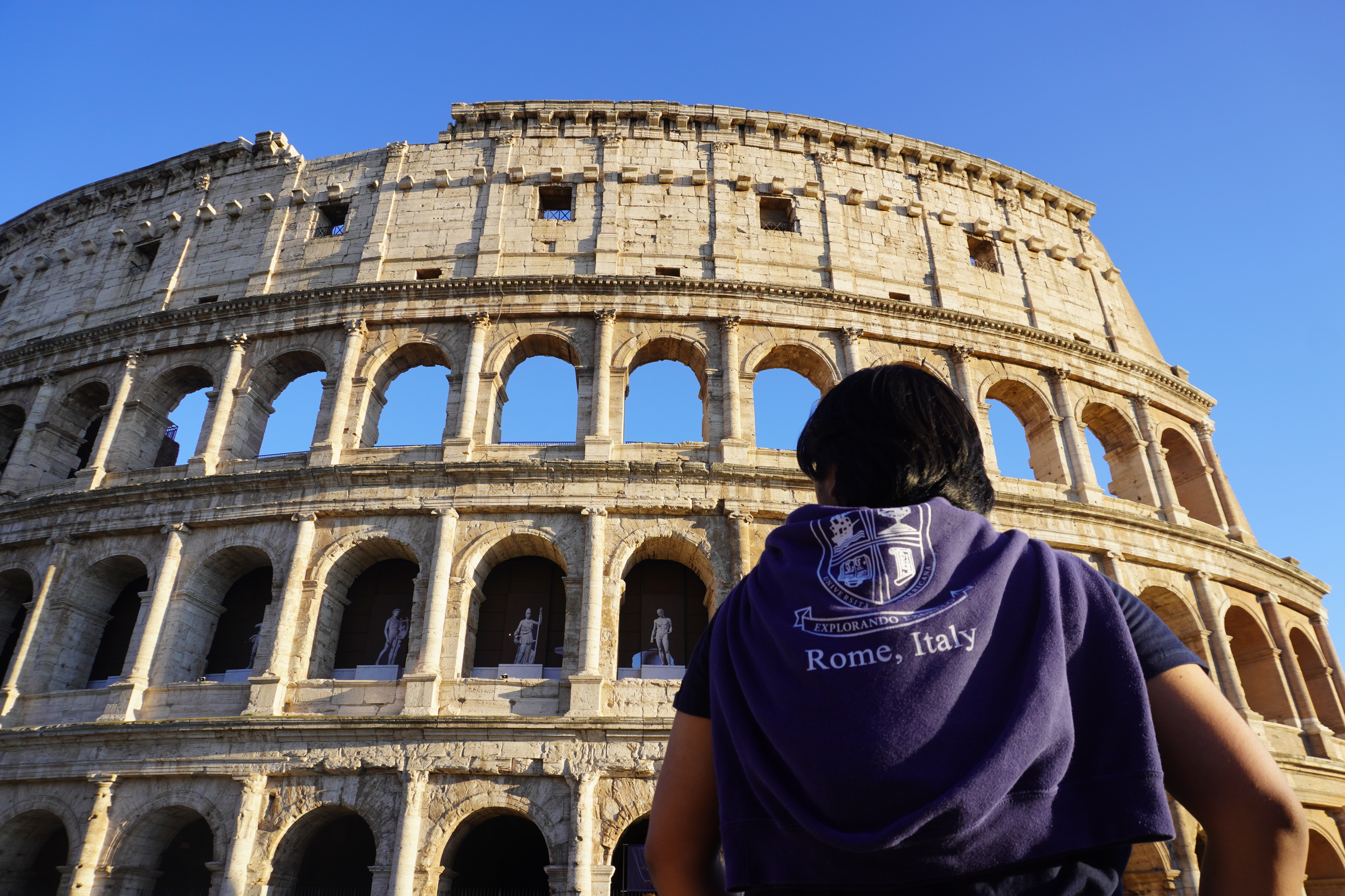 jcu student colosseum rome